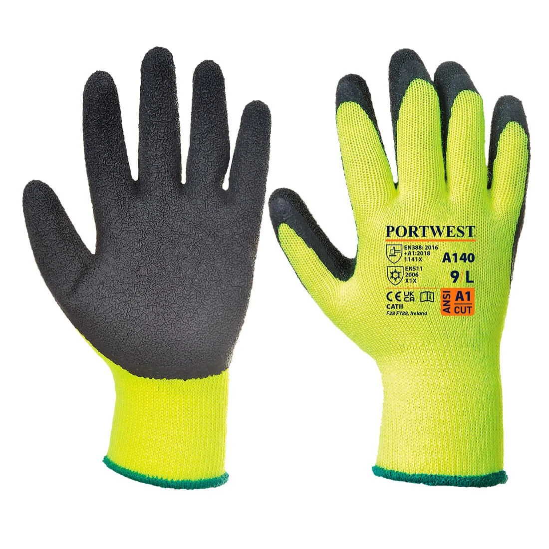 Portwest Thermal Grip Glove - Latex 3 Portwest Thermal Grip Glove - Latex