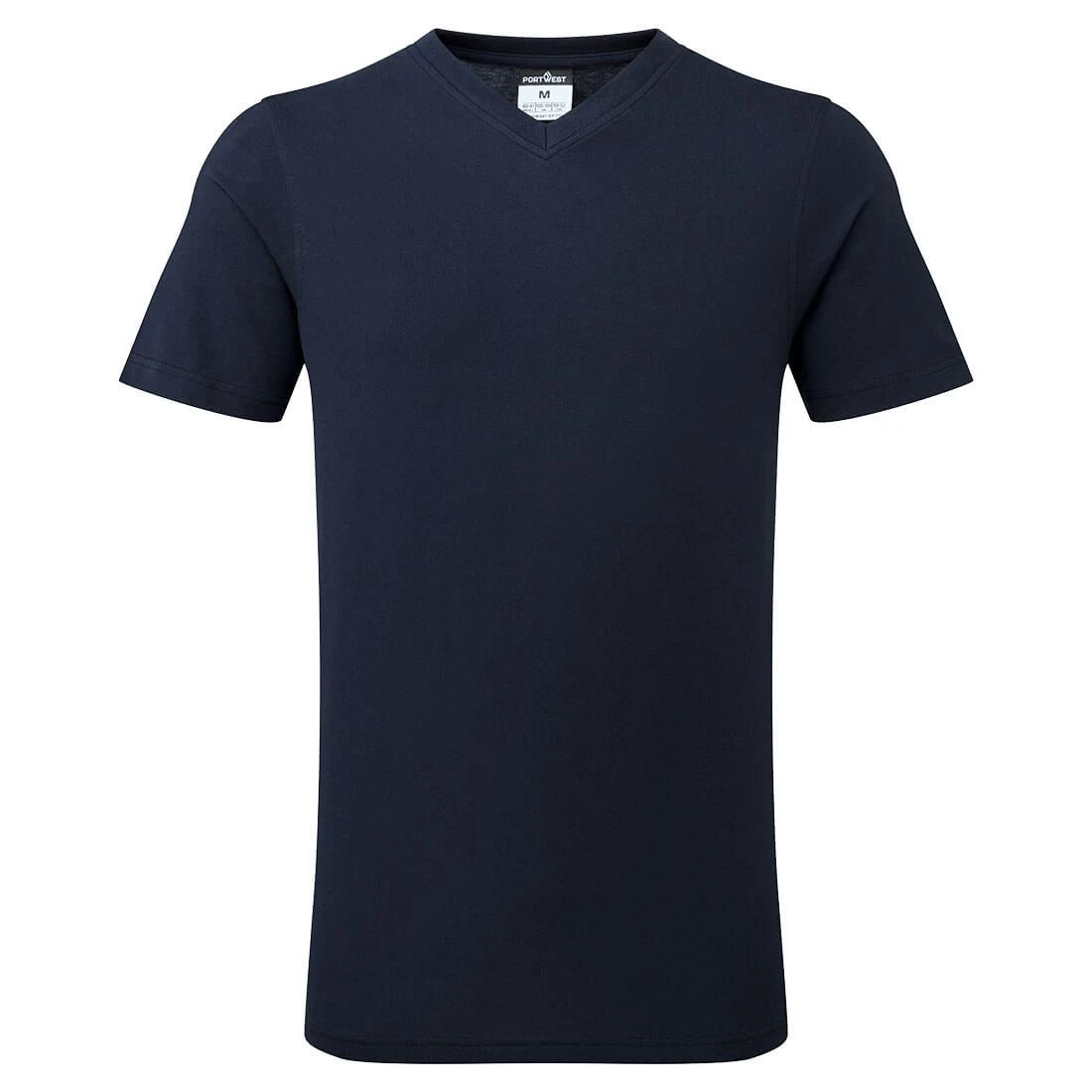 Portwest V-Neck Cotton T Shirt 5 Portwest V-Neck Cotton T Shirt - Image 3