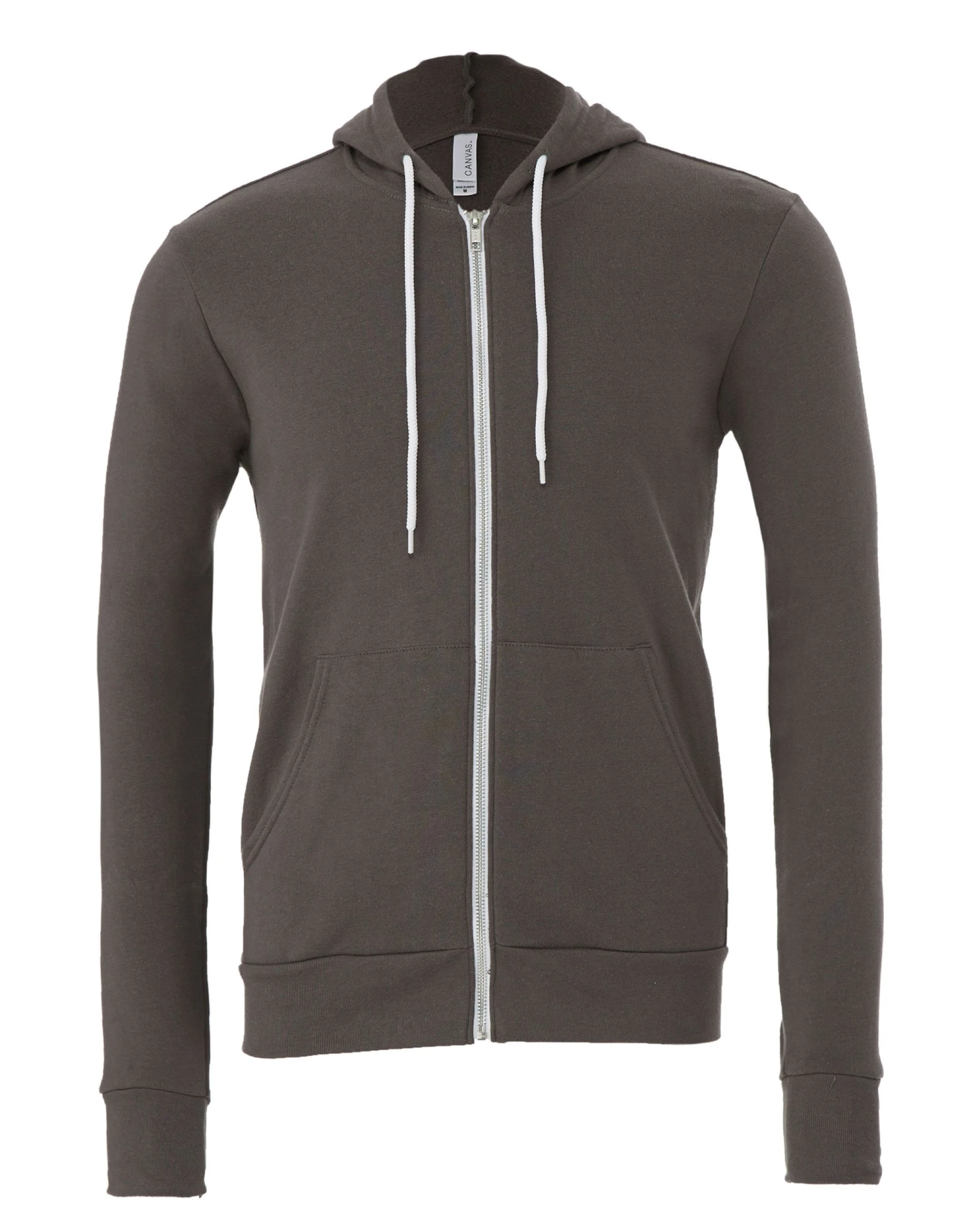 Bella+Canvas Canvas Unisex Poly-Cotton Fleece Full-Zip Hoodie 4 Bella+Canvas Canvas Unisex Poly-Cotton Fleece Full-Zip Hoodie - Image 2