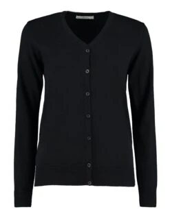 Kustom Kit Regular Fit Arundel V-Neck Cardigan