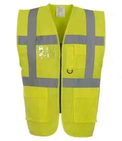 Yoko Hi-Vis Executive Waistcoat -XAMAX def1abc500e7381cf61303cb53aa1766abf8bf08088c8d476e0095a6f4b7f613