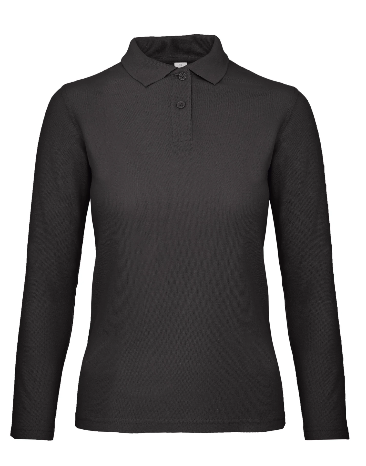 B&C ID.001 Womens Long Sleeve Polo 4 B&C ID.001 Womens Long Sleeve Polo - Image 2