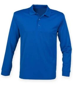 Henbury Unisex Long Sleeve Coolplus Piqué Polo Shirt 10 Henbury Unisex Long Sleeve Coolplus Piqué Polo Shirt -XAMAX e17a6b61d59b7a1d694f54c8384d40d41a86e31920f884ef2e7c8f537a7c3a73