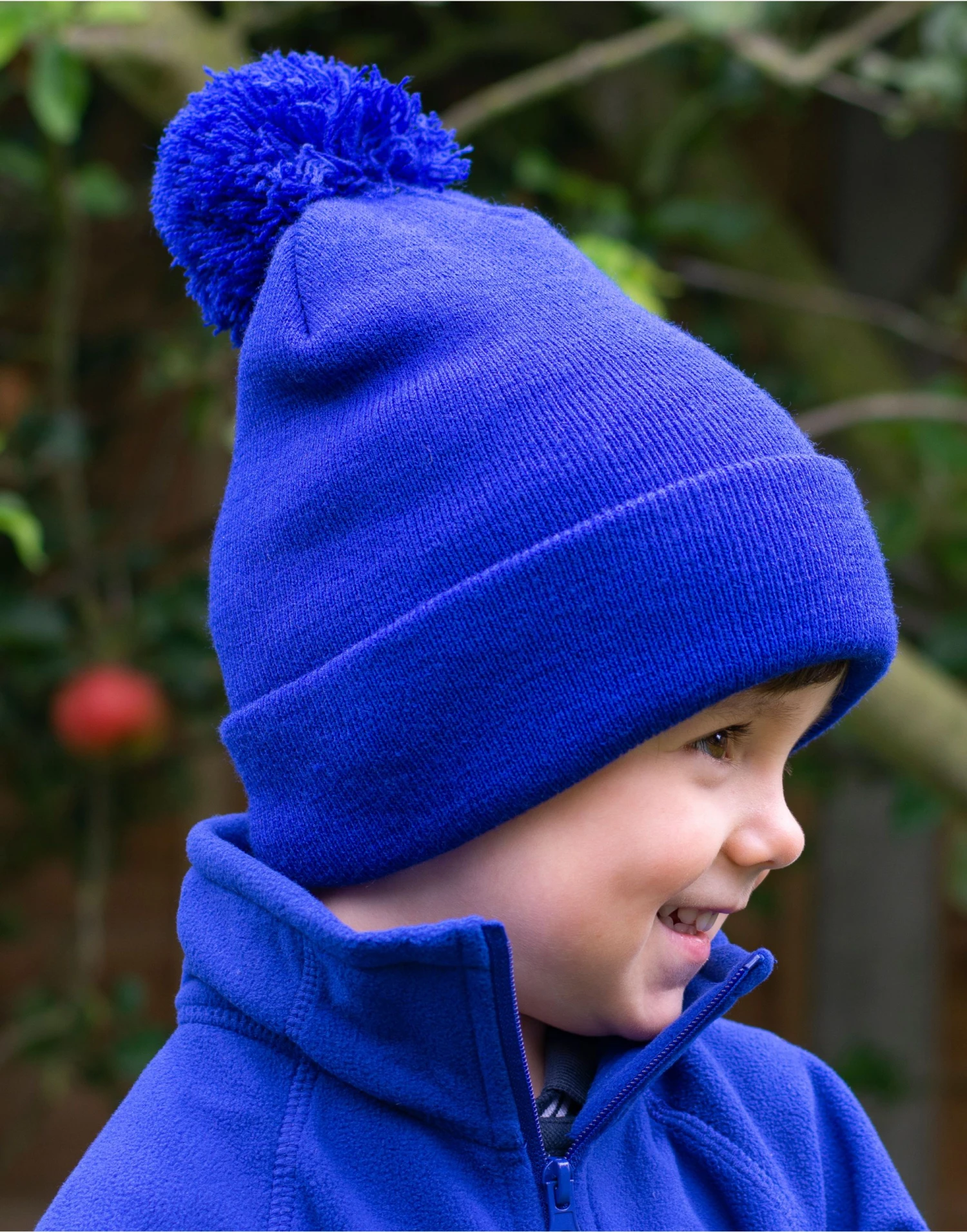 Result Winter Essentials Junior Pom Pom Beanie 4 Result Winter Essentials Junior Pom Pom Beanie - Image 2