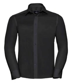 Russell Collection Mens Long Sleeve Tailored Ultimate Non-Iron Shirt -XAMAX e450fdeb5b44173d620943b1cad21663c6aa7c84d23d2494604ff2f530ead8d4