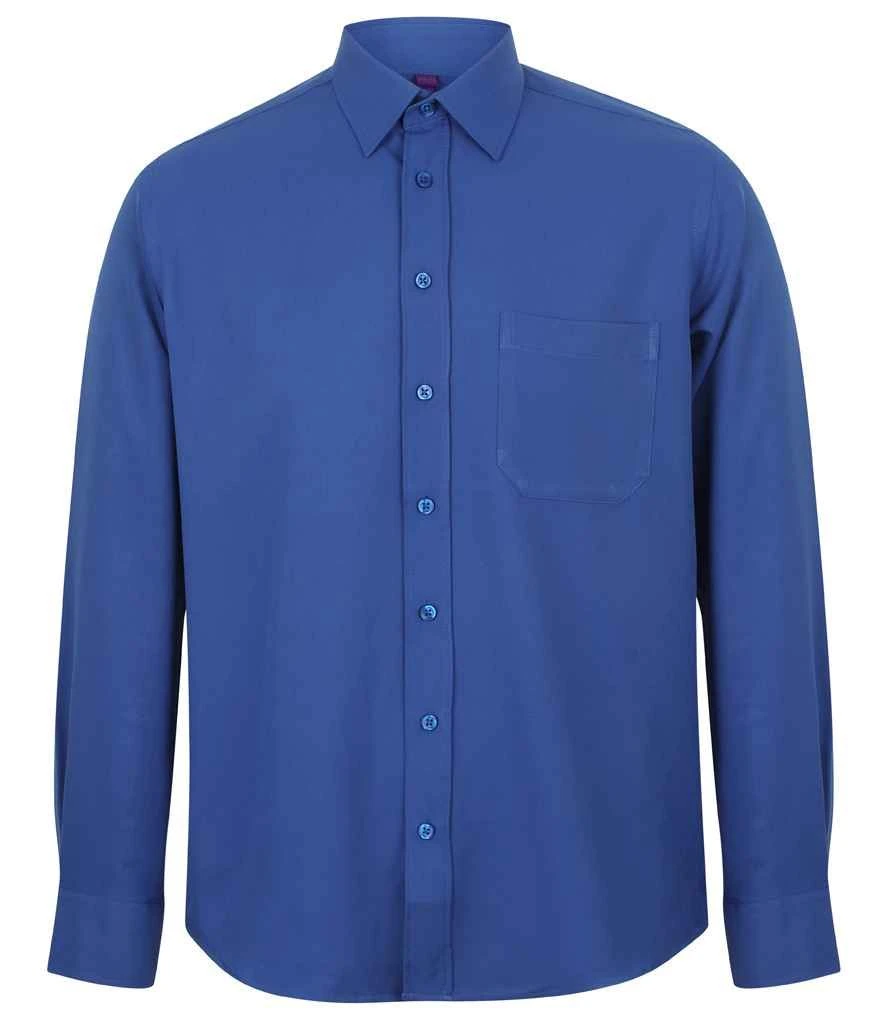 Henbury Long Sleeve Wicking Shirt 4 Henbury Long Sleeve Wicking Shirt - Image 2