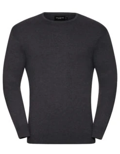 Russell Collection Mens Crew Neck Knitted Pullover -XAMAX e4c18337d561646e85757f06d80b9f429603ba55c3122186598e0ad0d2ffcb42