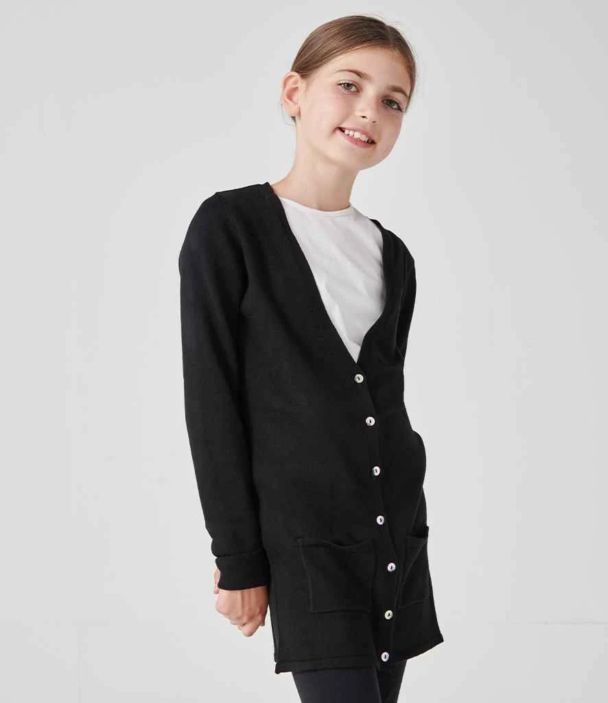 Henbury Ladies Cotton Acrylic V Neck Cardigan 4 Henbury Ladies Cotton Acrylic V Neck Cardigan - Image 2