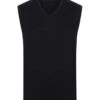Henbury Lightweight Sleeveless Cotton Acrylic V Neck Sweater -XAMAX e50121abd431e95f5faad044f518edf89b7a1297ad381e4845434e0066ebab48