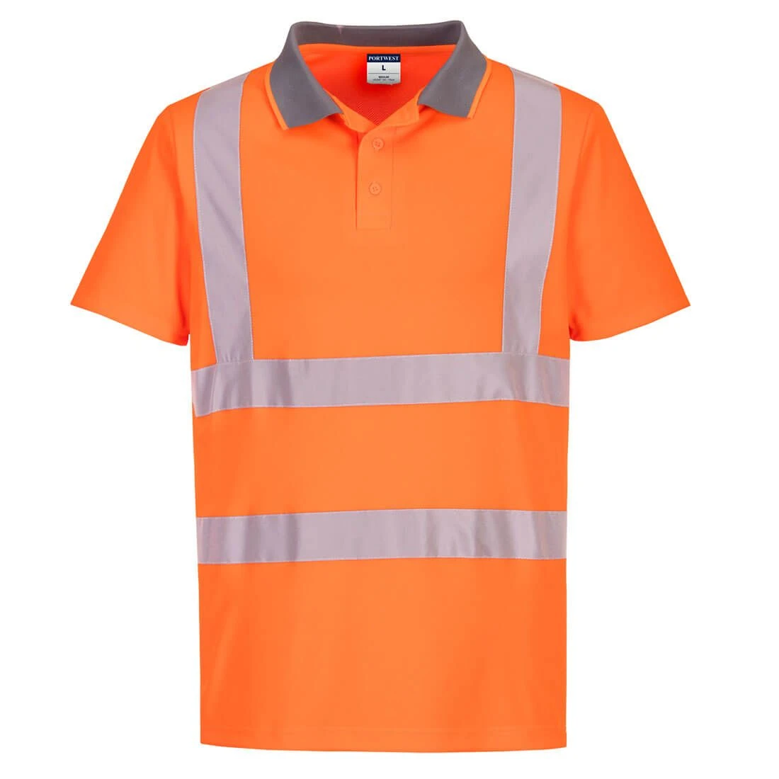 Portwest Eco Hi-Vis Polo Shirt S/S (6 Pack) 4 Portwest Eco Hi-Vis Polo Shirt S/S (6 Pack) - Image 2