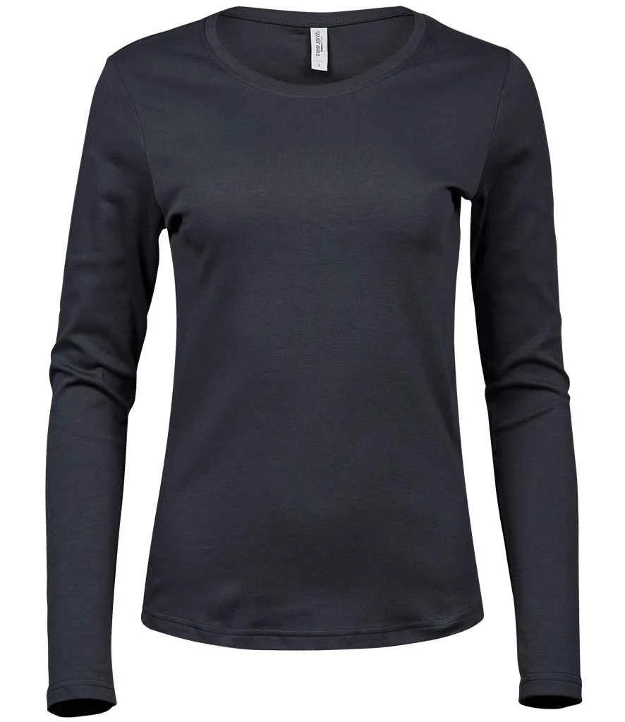 Tee Jays Ladies' Long Sleeve Interlock Tee 11 Tee Jays Ladies' Long Sleeve Interlock Tee - Image 9