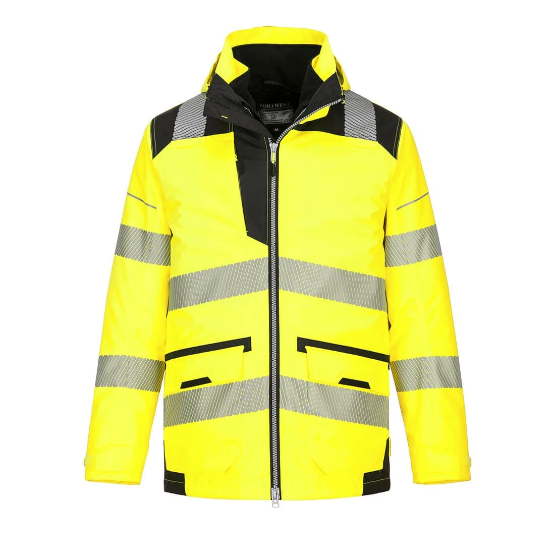 Portwest PW3 Hi-Vis Breathable 5-in-1 Jacket 4 Portwest PW3 Hi-Vis Breathable 5-in-1 Jacket - Image 2