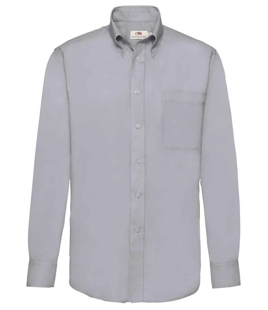 Fruit Of The Loom Mens Long Sleeve Oxford Shirt 11 Fruit Of The Loom Mens Long Sleeve Oxford Shirt - Image 9