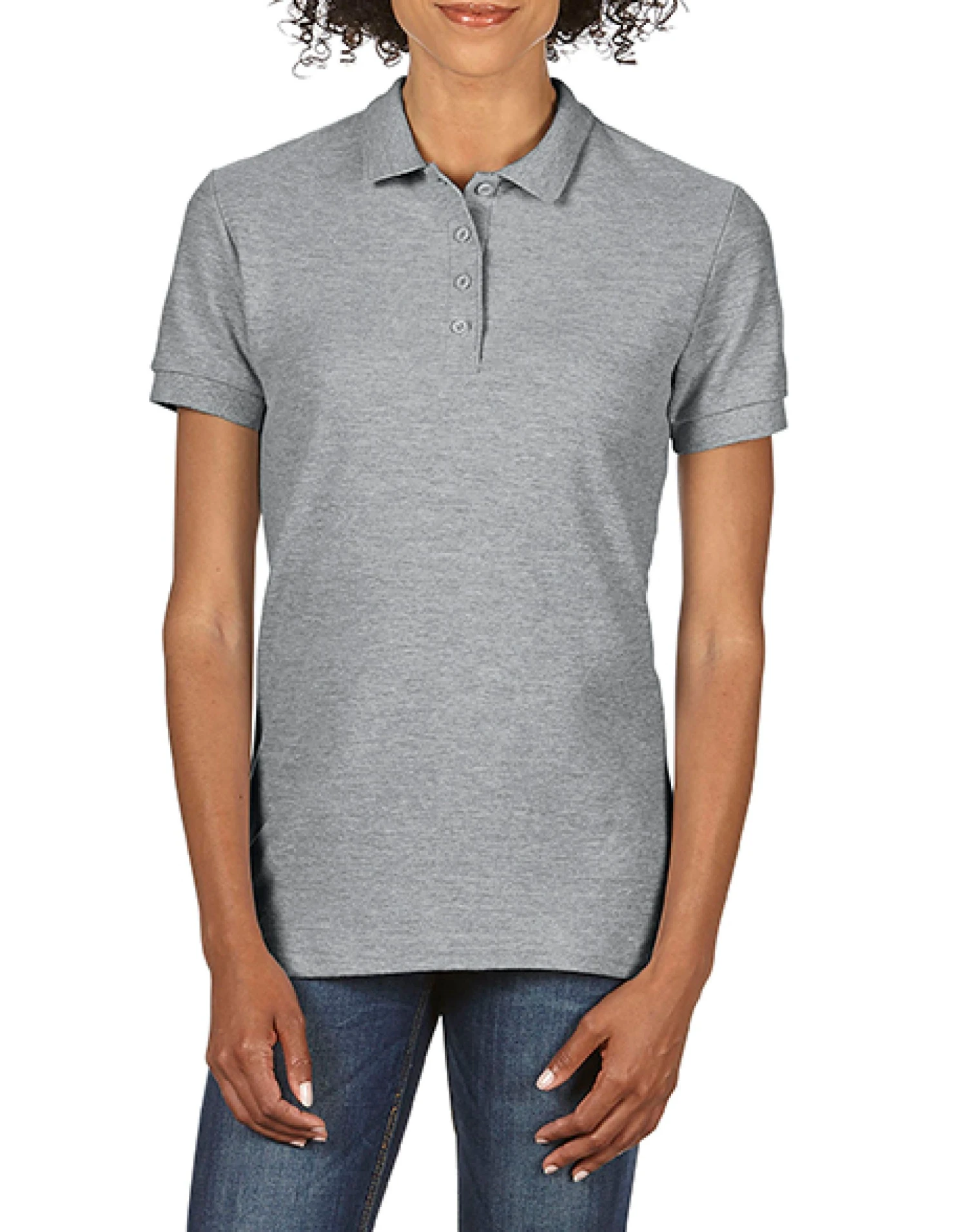 Gildan Softstyle® Ladies' Double Pique Polo 6 Gildan Softstyle® Ladies' Double Pique Polo - Image 4