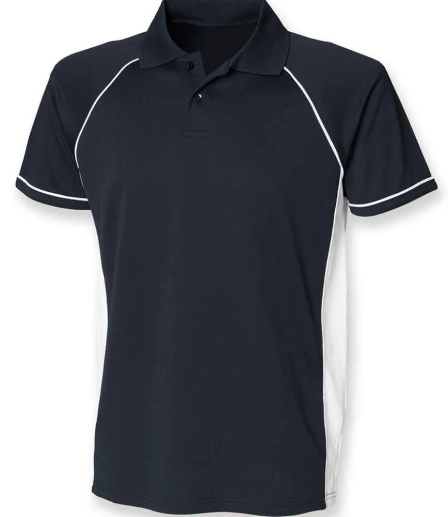 Finden + Hales Performance Panel Polo Shirt 5 Finden + Hales Performance Panel Polo Shirt - Image 3