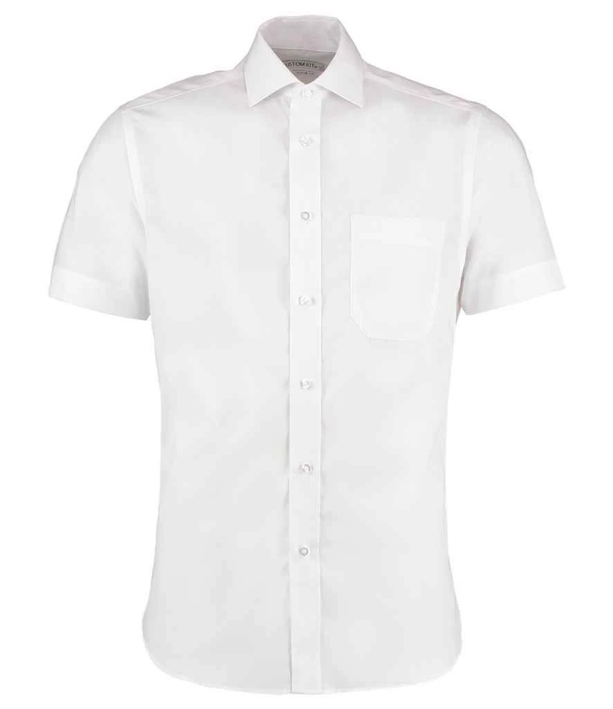 Kustom Kit Classic Fit Short Sleeve Non-Iron Shirt 4 Kustom Kit Classic Fit Short Sleeve Non-Iron Shirt - Image 2