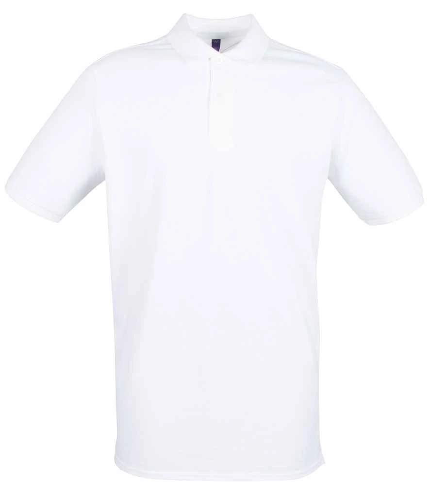 Henbury Modern Fit Cotton Piqué Polo Shirt 17 Henbury Modern Fit Cotton Piqué Polo Shirt - Image 15