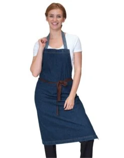 Dennys Washed Denim Bib Apron