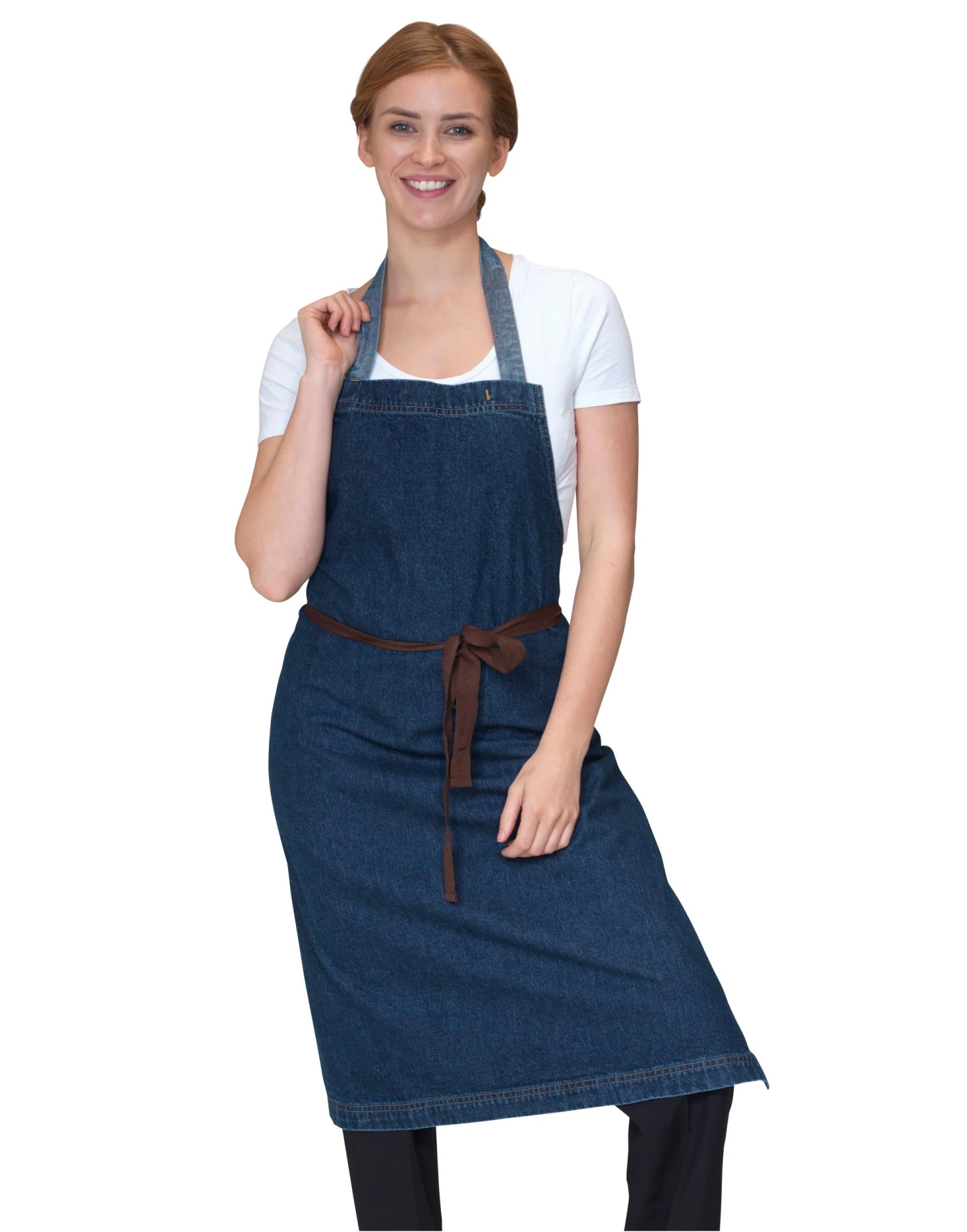 Dennys Washed Denim Bib Apron 3 Dennys Washed Denim Bib Apron