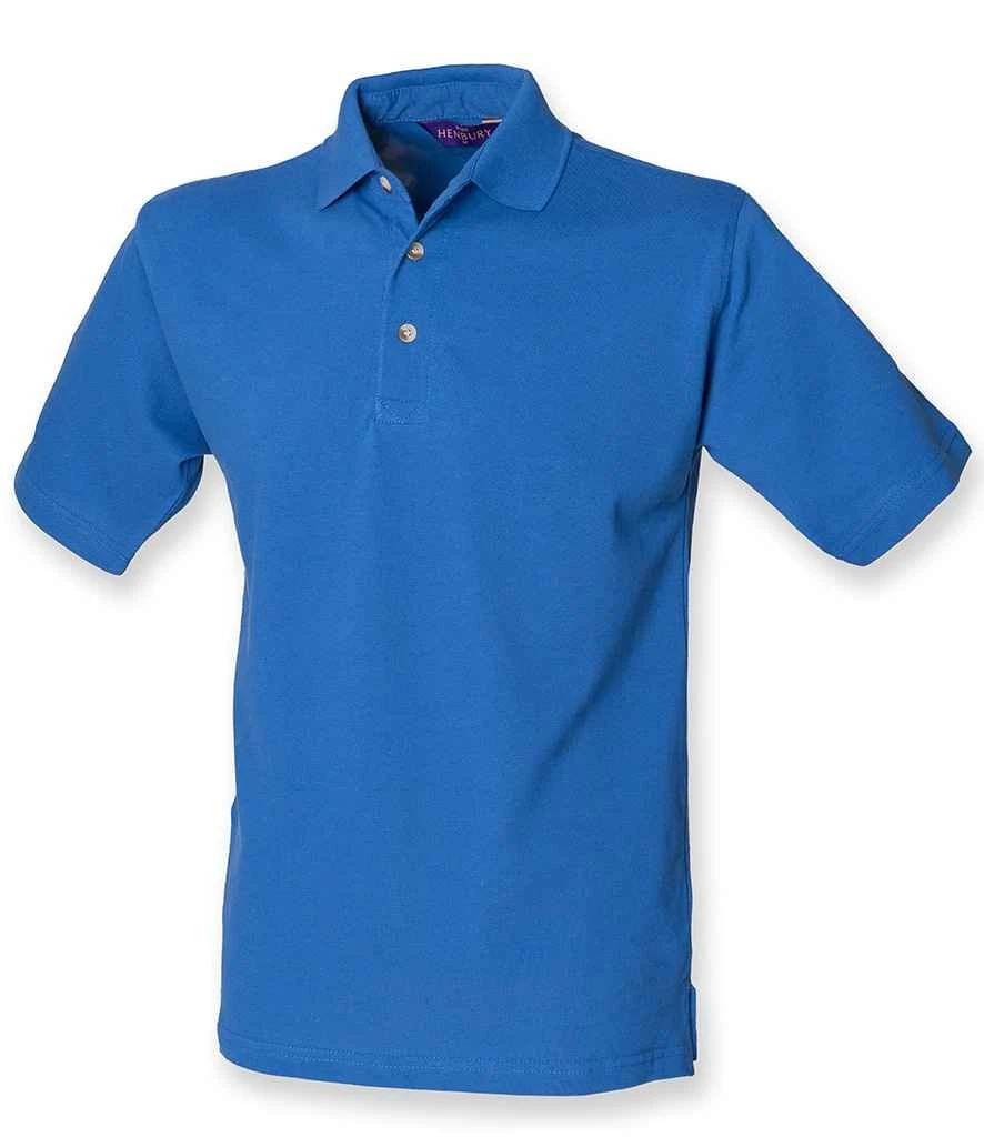Henbury Classic Heavy Cotton Piqué Polo Shirt 8 Henbury Classic Heavy Cotton Piqué Polo Shirt - Image 6
