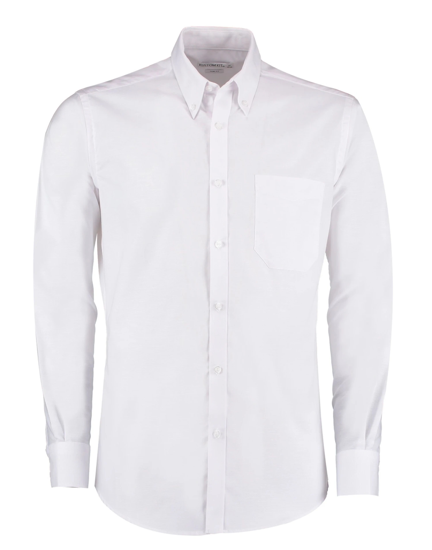 Kustom Kit Slim Fit Long Sleeve Workwear Oxford Shirt 7 Kustom Kit Slim Fit Long Sleeve Workwear Oxford Shirt - Image 5