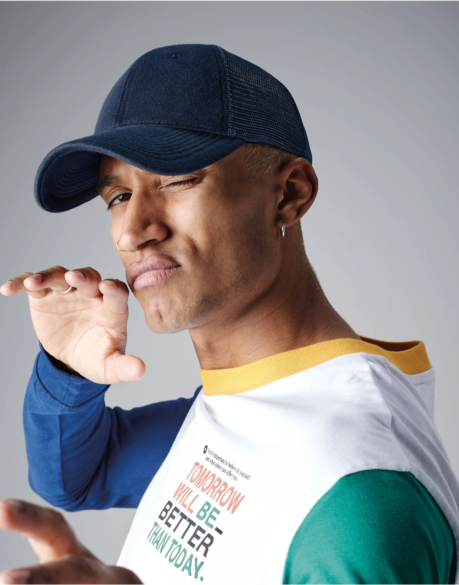 Beechfield Jersey Athleisure Trucker 4 Beechfield Jersey Athleisure Trucker - Image 2