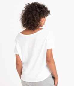 Ecologie By AWDis Ladies Daintree Ecoviscose Cropped T Shirt -XAMAX ea002f acw model 2