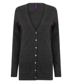 Henbury Ladies Cotton Acrylic V Neck Cardigan 9 Henbury Ladies Cotton Acrylic V Neck Cardigan -XAMAX ea3dfc5eccbebc18d81c1164f83a91fba888421268b4087f0e48b4931a0d4074