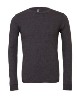 Bella+Canvas Unisex Heather CVC Jersey Long Sleeve Tee