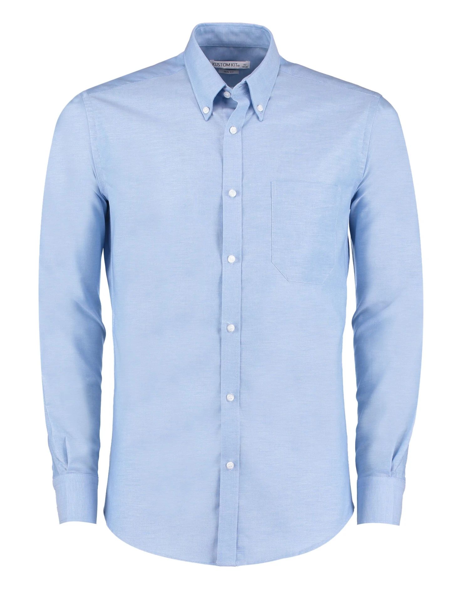 Kustom Kit Slim Fit Long Sleeve Workwear Oxford Shirt 9 Kustom Kit Slim Fit Long Sleeve Workwear Oxford Shirt - Image 7