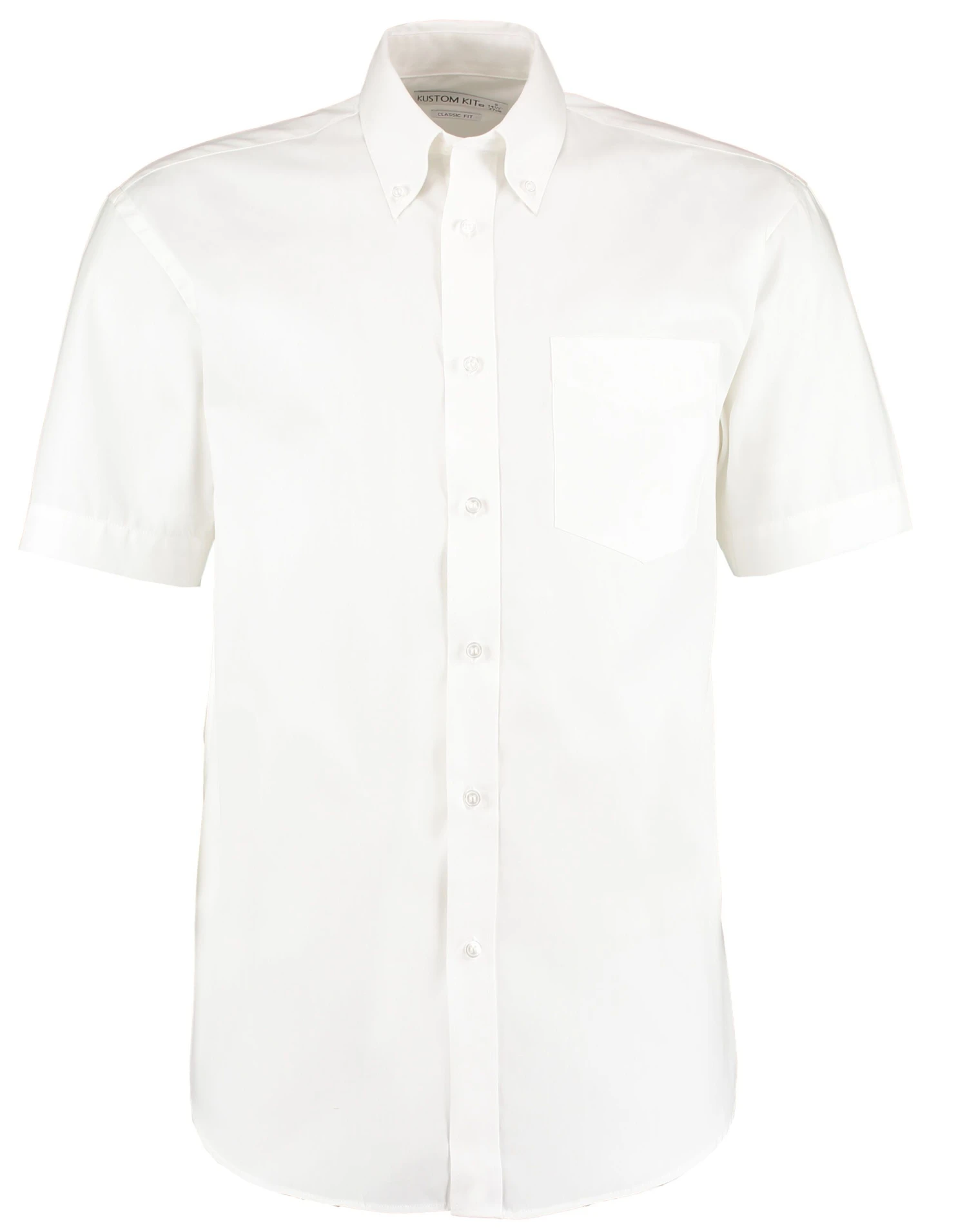 Kustom Kit Classic Fit Short Sleeve Premium Oxford Shirt 14 Kustom Kit Classic Fit Short Sleeve Premium Oxford Shirt - Image 12