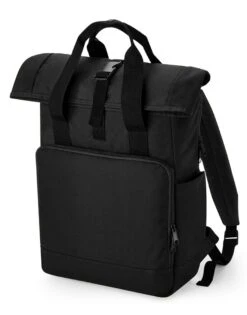 Bagbase Recycled Twin Handle Roll-Top Laptop Backpack
