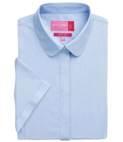 Brook Taverner Ladies Soave Short Sleeve Poplin Shirt -XAMAX f02d72c3b926704378ee7b24978129d55cbb789211b79d192d3b190e2ebf876d