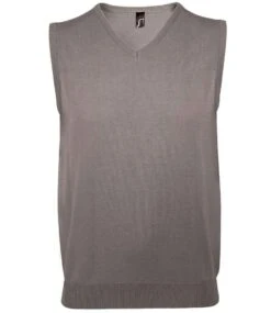 SOL'S Sols Unisex Gentlemen Sleeveless Cotton Acrylic V Neck Sweater -XAMAX f0a2cda3b180f7a1b2d9bd664f3a743d9514185bc8b7524a580899e293fbe894