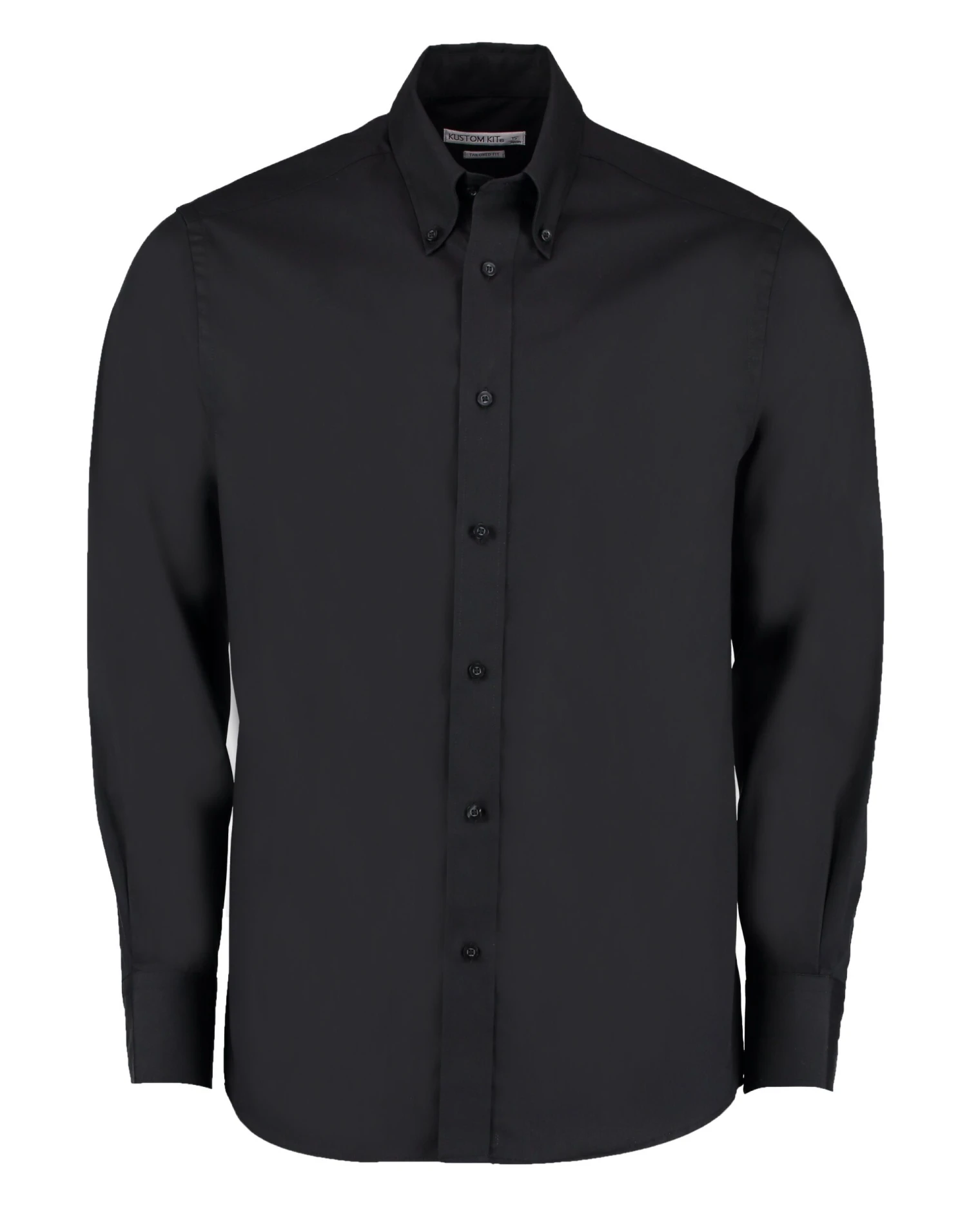 Kustom Kit Tailored Fit Long Sleeve Premium Oxford Shirt 4 Kustom Kit Tailored Fit Long Sleeve Premium Oxford Shirt - Image 2