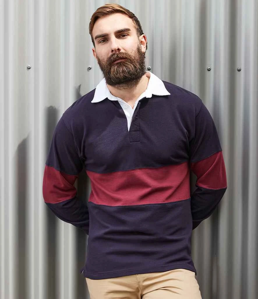 Front Row Panelled Rugby Shirt 4 Front Row Panelled Rugby Shirt - Image 2