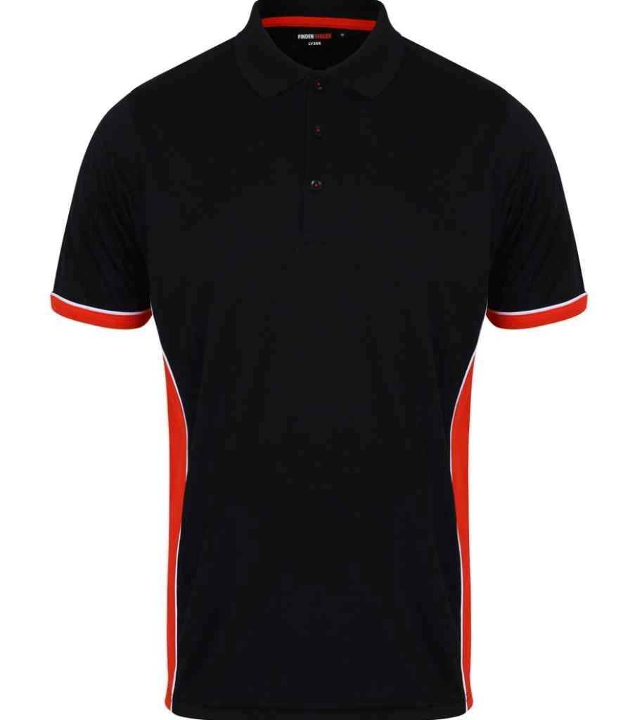 Finden + Hales Contrast Panel Polo Shirt 3 Finden + Hales Contrast Panel Polo Shirt