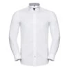 Russell Collection Mens Long Sleeve Tailored Contrast Herringbone Shirt 1 Russell Collection Mens Long Sleeve Tailored Contrast Herringbone Shirt -XAMAX f5119d00aa7908c96c9d051ccd40b84983890df5f07b718369d74ec600037eed
