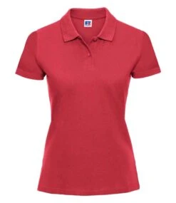 Russell Ladies' Classic Cotton Polo -XAMAX f68d08667c48ee6ddec695380a0cb3dda4545fa044c58690def5c20f21e3d961