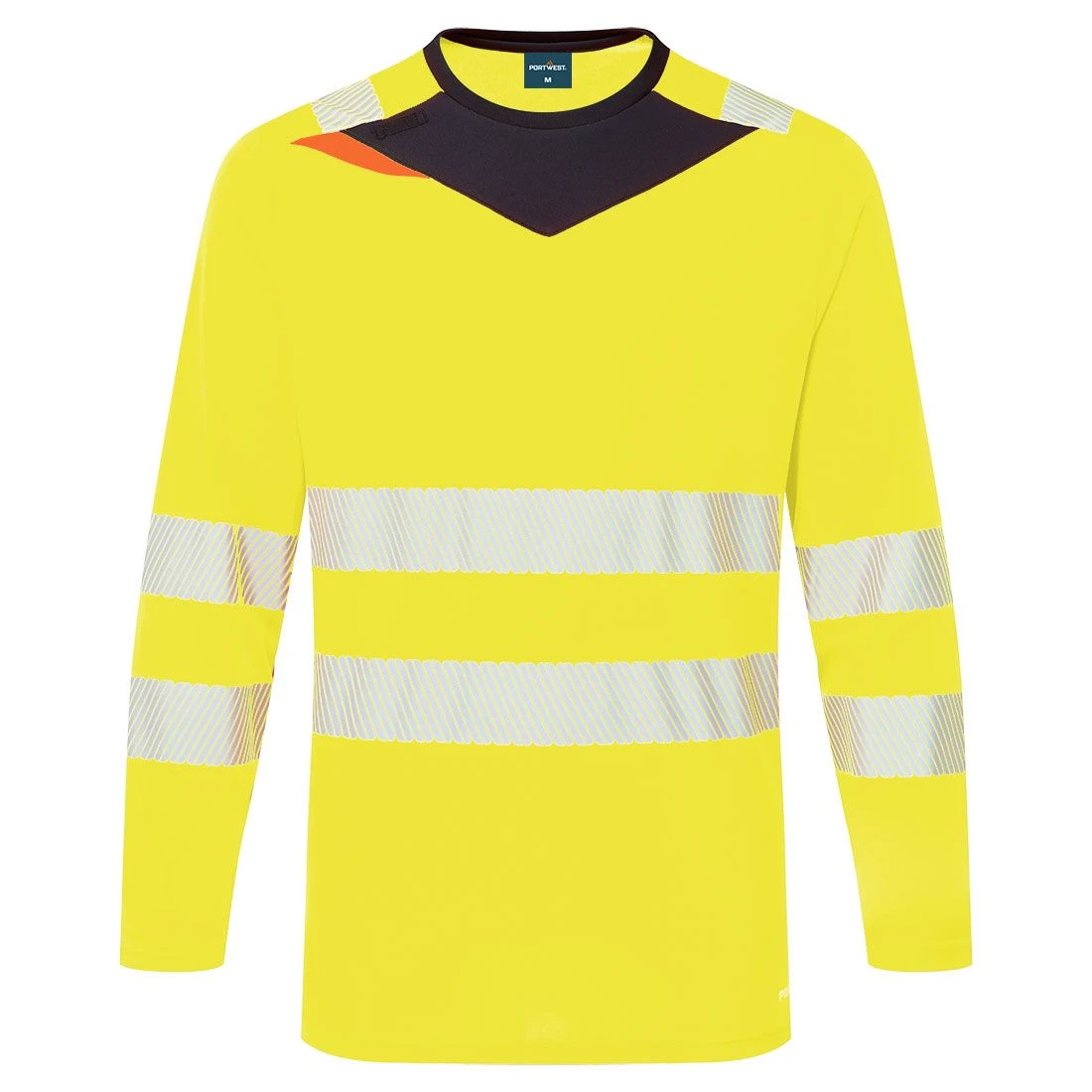 Portwest DX4 Hi-Vis T-Shirt L/S 4 Portwest DX4 Hi-Vis T-Shirt L/S - Image 2