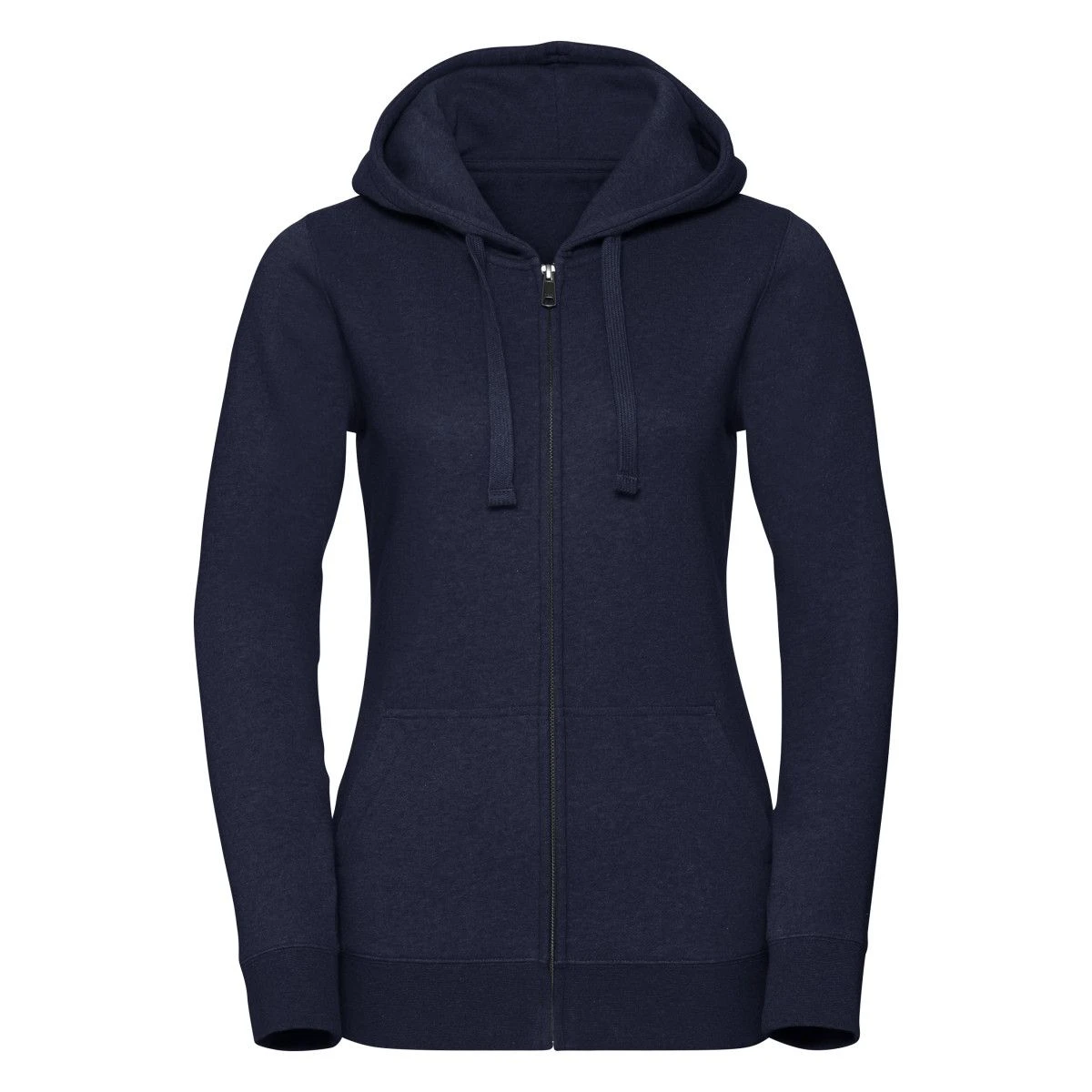 Russell Ladies' Authentic Melange Zipped Hood Sweat 7 Russell Ladies' Authentic Melange Zipped Hood Sweat - Image 5