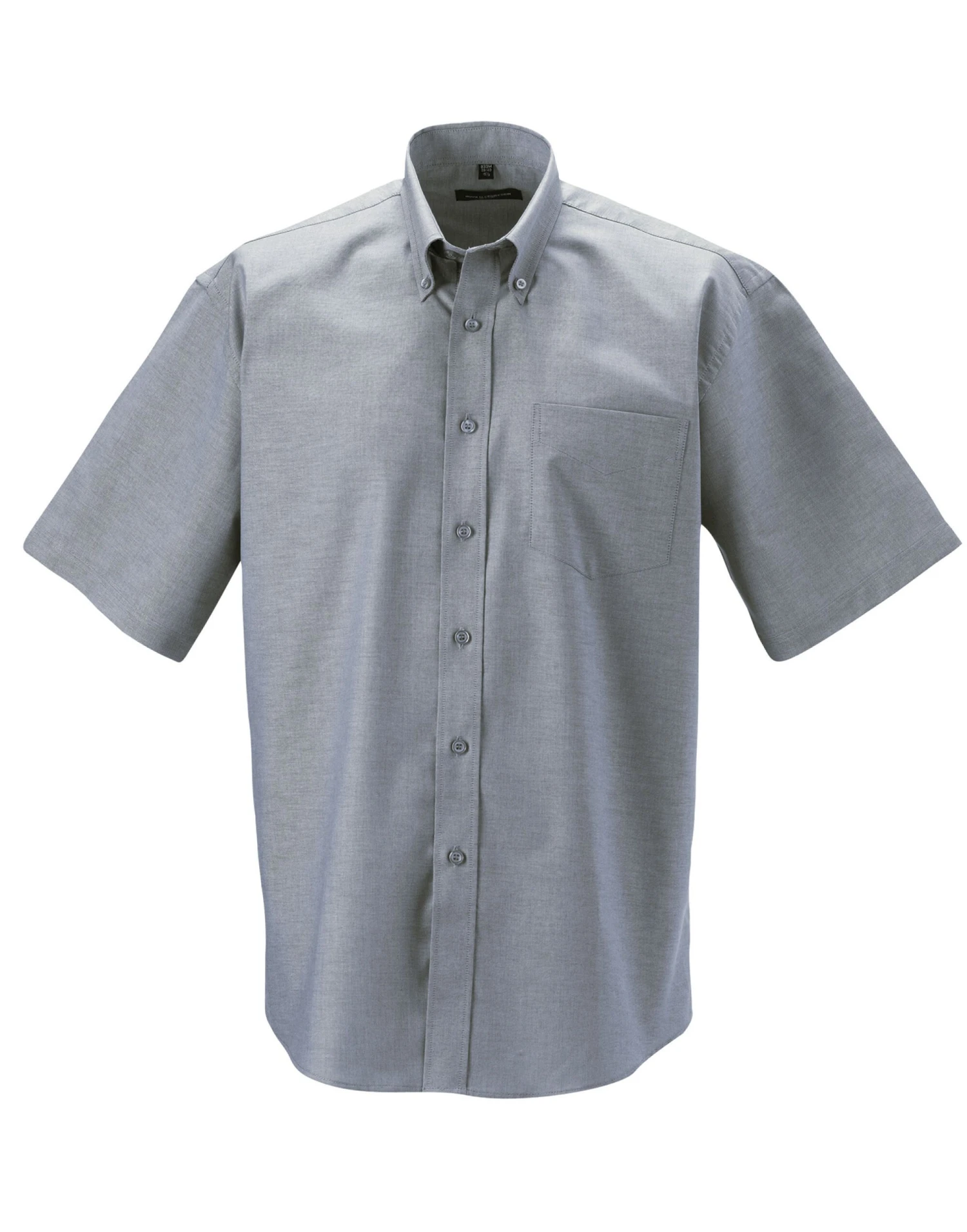 Russell Collection Mens Short Sleeve Classic Oxford Shirt 4 Russell Collection Mens Short Sleeve Classic Oxford Shirt - Image 2
