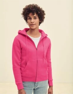 Fruit Of The Loom Ladies' Premium Hooded Sweat Jacket -XAMAX f9b774149e7118a323c5e819e1ee18007e2ae857e2c50198597d804d7c502fb4