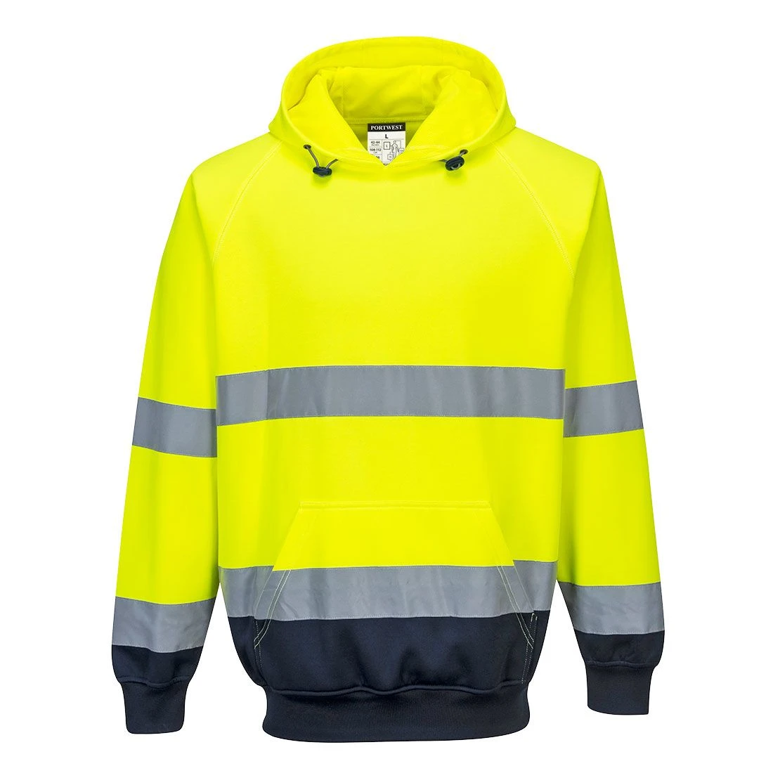 Portwest Hi-Vis Contrast Hoodie 4 Portwest Hi-Vis Contrast Hoodie - Image 2