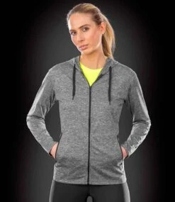 SPIRO FITNESS Womens Hooded Tee-Jacket -XAMAX fd8d264615a7dfe1545afa1269da859f733fc0c08f99c729d002ebaa233925a3