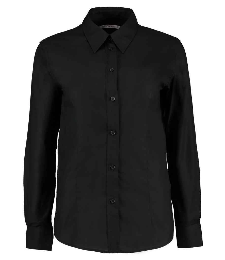 Kustom Kit Tailored Fit Long Sleeve Workwear Oxford Shirt 5 Kustom Kit Tailored Fit Long Sleeve Workwear Oxford Shirt - Image 3