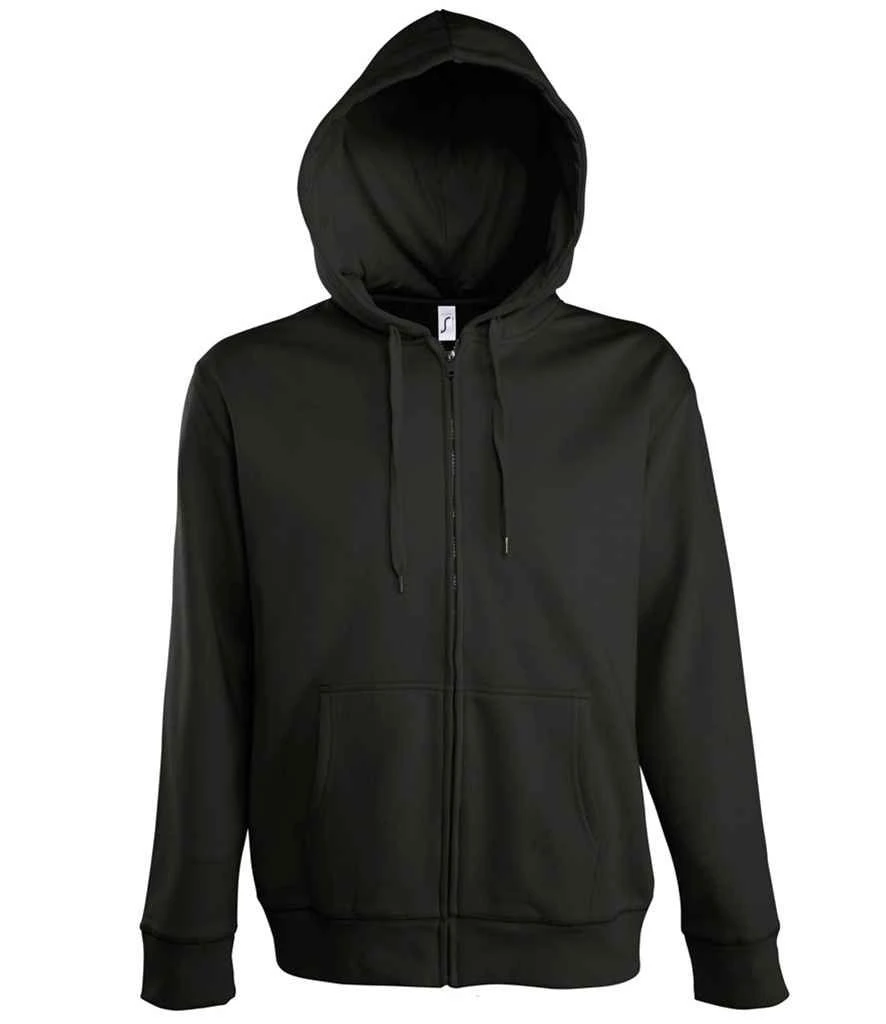SOL'S Sols Seven Zip Hooded Sweatshirt 4 SOL'S Sols Seven Zip Hooded Sweatshirt - Image 2