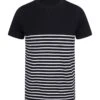 Front Row Unisex Breton Striped T Shirt 1 Front Row Unisex Breton Striped T Shirt -XAMAX fr135 nv 2fwh front