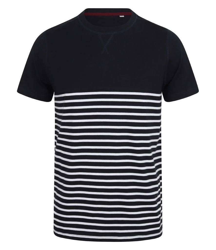 Front Row Unisex Breton Striped T Shirt 3 Front Row Unisex Breton Striped T Shirt
