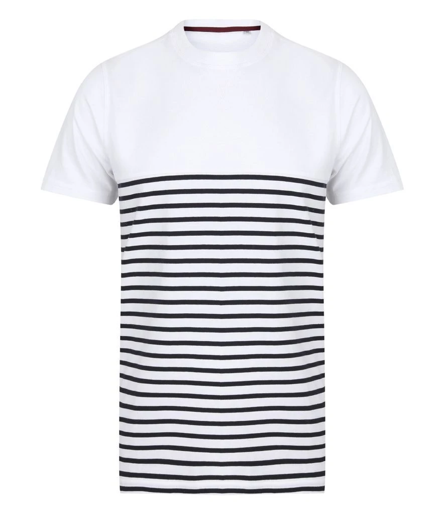 Front Row Unisex Breton Striped T Shirt 7 Front Row Unisex Breton Striped T Shirt - Image 5